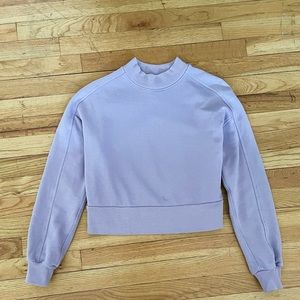 Everlane mock neck track sweatshirt, size XXS